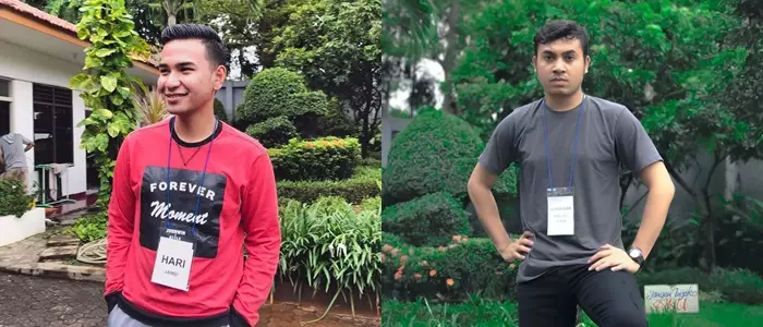 adu gaya Hari dan Gunawan instagram adu gaya Hari dan Gunawan instagram