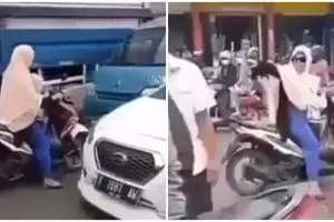 Viral pengendara motor salah jalur dan ngeyel, bikin geleng kepala