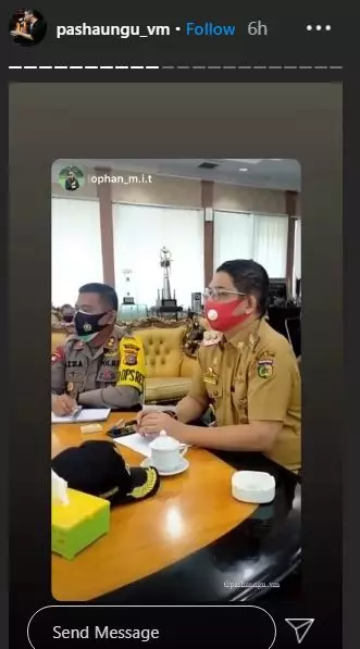potret Pasha jadi Plt Instagram potret Pasha jadi Plt Instagram
