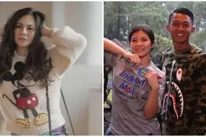 5 Momen Wulan Guritno dan Shaloom Razade bertemu pemain Persib