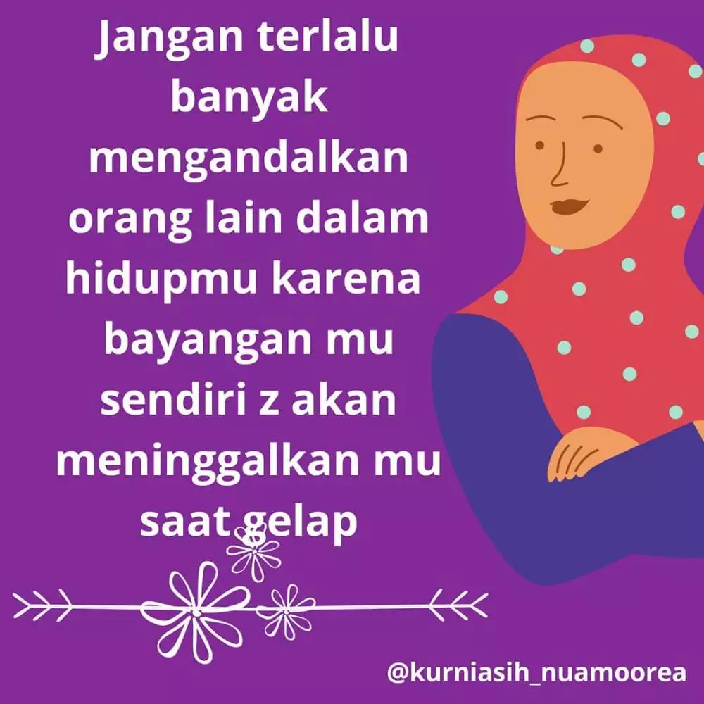 Kata bijak mandiri instagram Kata bijak mandiri instagram