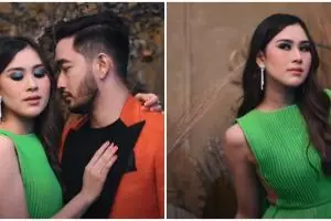 10 Gaya Syahnaz Sadiqah saat pemotretan, outfitnya ditaksir Rp 4 M