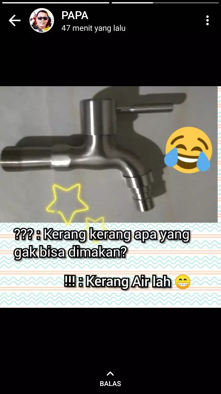 Jokes bapak di WhatsApp Twitter