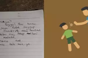 Viral seorang anak diduga ditinggal orang tua, alasannya bikin miris