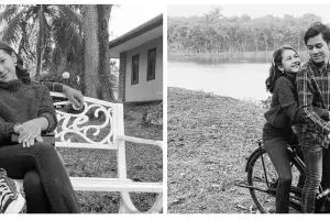 10 Potret kedekatan Sandrinna Michelle dan Rey Bong di luar syuting