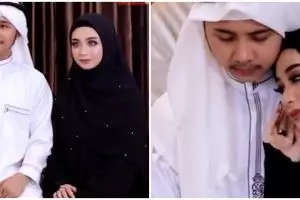 10 Momen pemotretan Ega Noviantika & Rafly DA, usung tema Arabian
