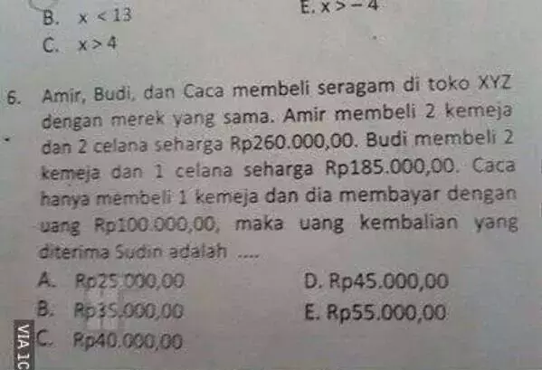 Soal matematika absurd Berbagai sumber Soal matematika absurd Berbagai sumber