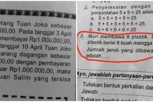10 Soal ujian matematika lucu ini absurd abis, bikin murid keheranan