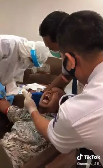 Lelaki dewasa takut disuntik TikTok/@scorpio_211_