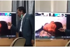 Viral video mahasiswa tidur saat kuliah online, respons dosen kocak