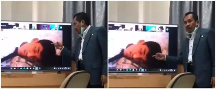 Viral video mahasiswa tidur saat kuliah online, respons dosen kocak