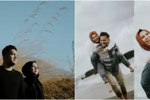 10 Potret prewedding Kesha Ratuliu dan Adhi Permana di Bali