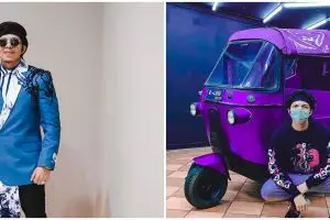 9 Potret bajaj Atta Halilintar, didesain serba ungu