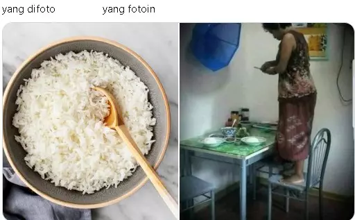 Orang motret vs objek foto Berbagai sumber