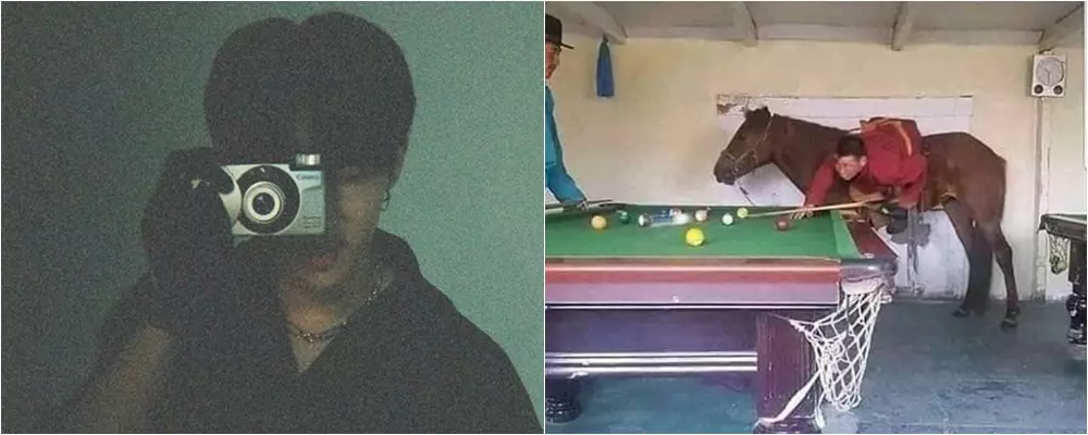 Orang motret vs objek foto Berbagai sumber