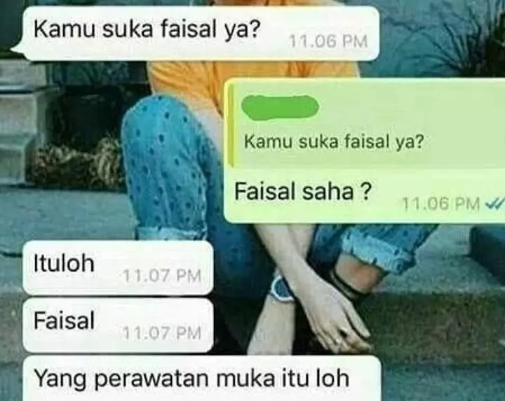 pertanyaan teman di WA Twitter