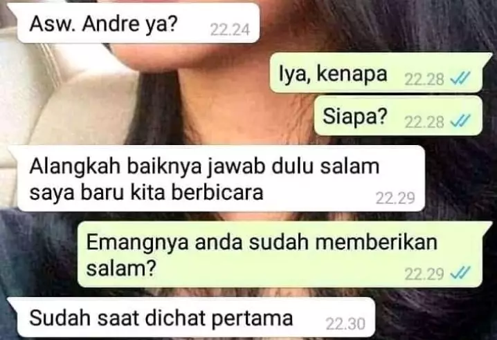 pertanyaan teman di WA Twitter