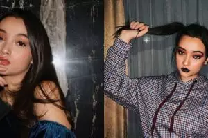 10 Potret Megan Domani saat bermakeup tebal, makin memesona