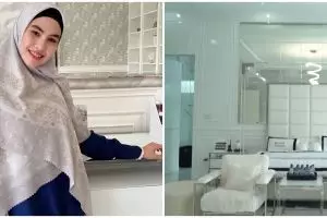 10 Potret kamar Kartika Putri di rumah kedua, pintu kamar mandi ada 2