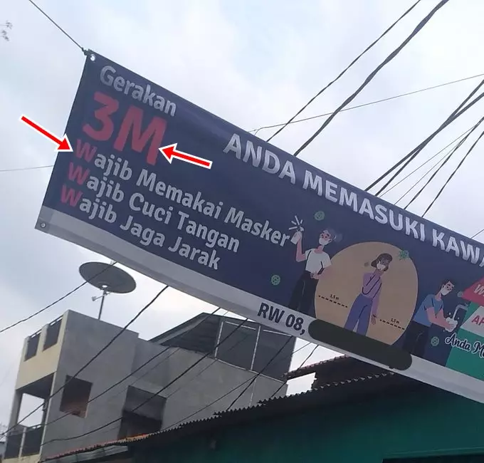 spanduk di perumahan lucu Twitter spanduk di perumahan lucu Twitter