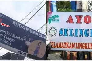 10 Tulisan spanduk di perumahan ini bikin gagal paham, kocak