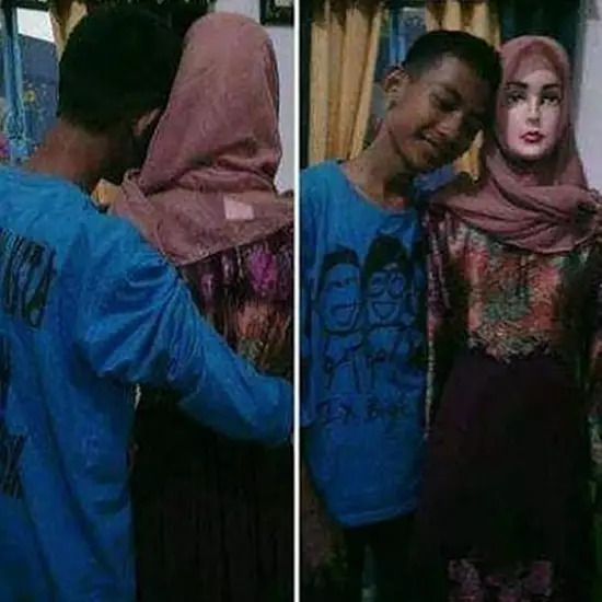 pacaran dengan manekin © 2020 brilio.net