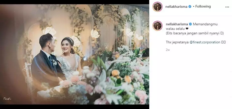 Gombalan Dory Harsa dan Nella Kharisma  Instagram