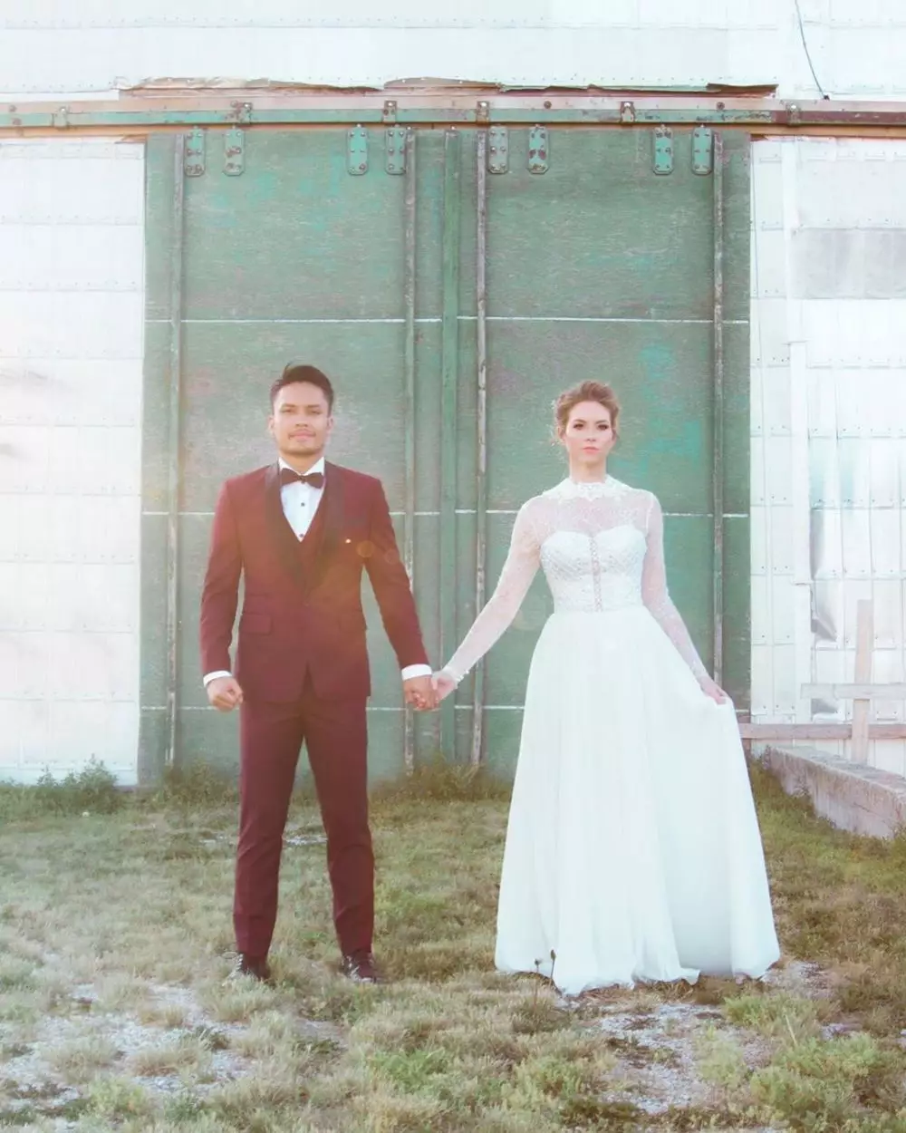 Randy Pangalila dan istri bulenya  Instagram