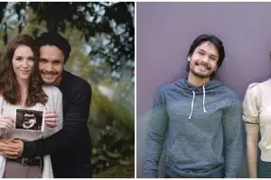 Umumkan hamil, ini 10 potret mesra Randy Pangalila & istri bule