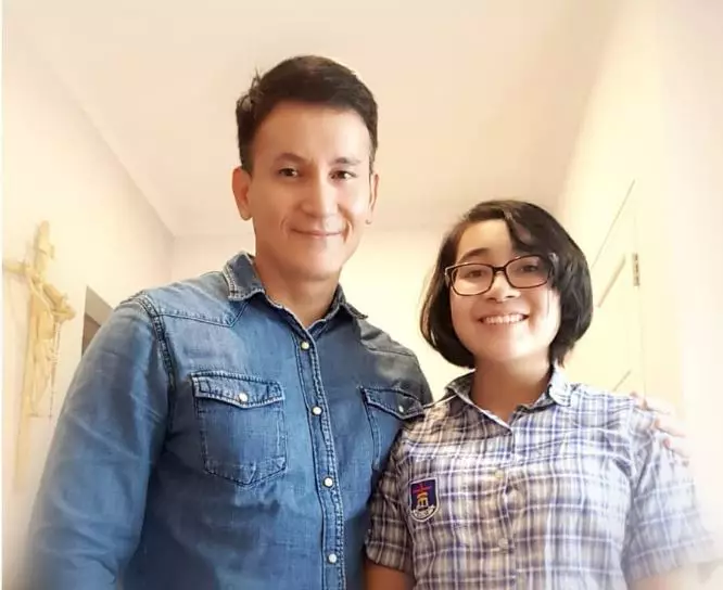 Marcelino dan putrinya Instagram