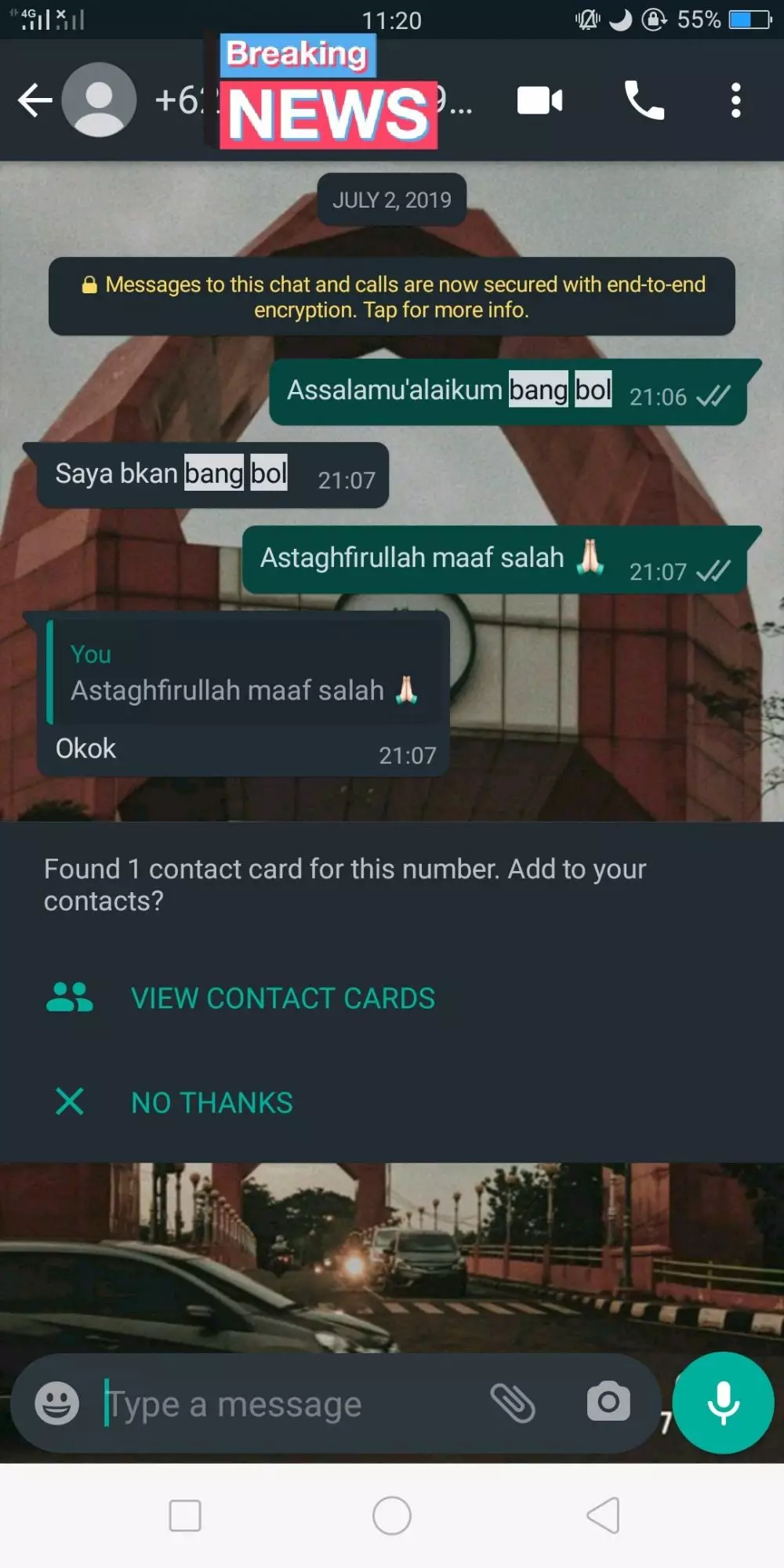 Chat salah sambung di WA berbagai sumber Chat salah sambung di WA berbagai sumber
