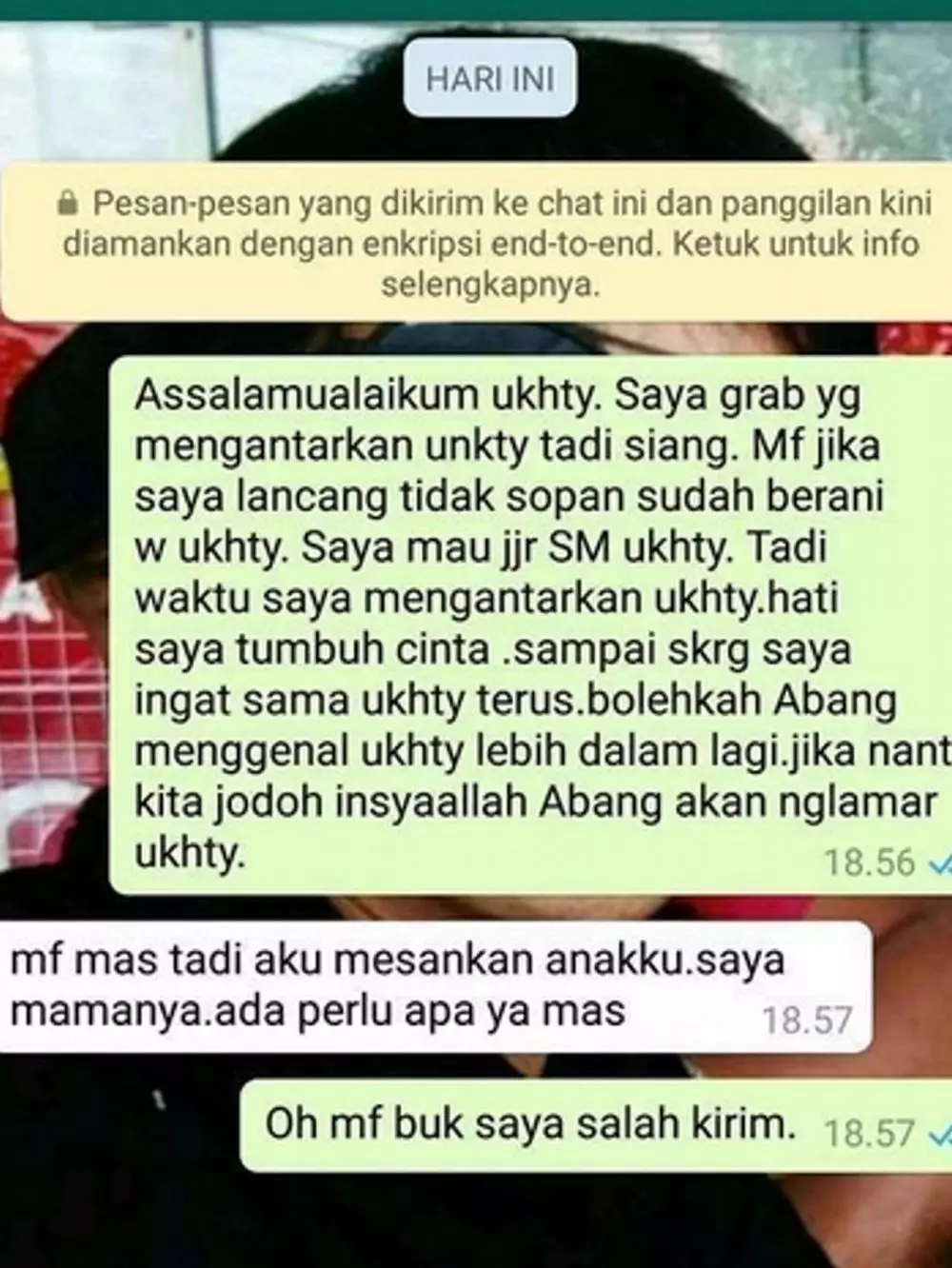 Chat salah sambung di WA berbagai sumber Chat salah sambung di WA berbagai sumber