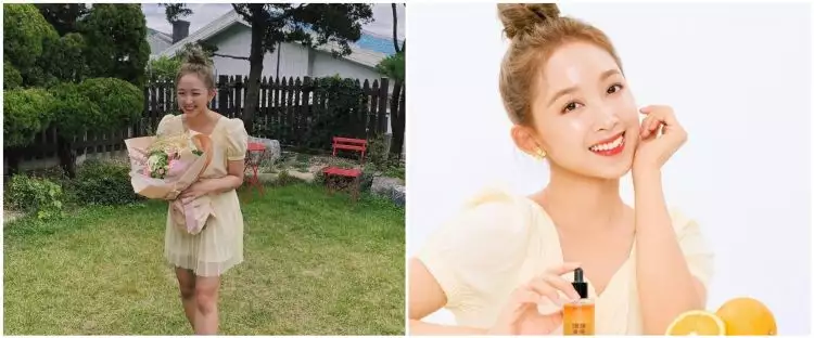 7 Pesona Dita Karang jadi model iklan skincare Korea, cantik natural