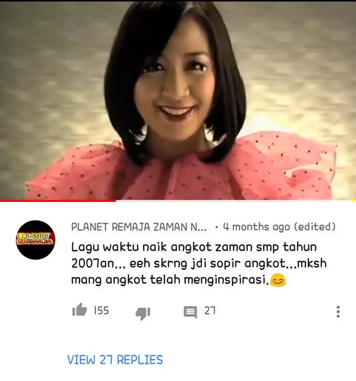Komentar di video musik YouTube berbagai sumber Komentar di video musik YouTube berbagai sumber