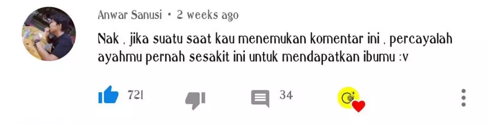 Komentar di video musik YouTube berbagai sumber Komentar di video musik YouTube berbagai sumber
