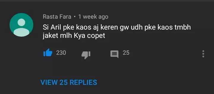 Komentar di video musik YouTube berbagai sumber Komentar di video musik YouTube berbagai sumber