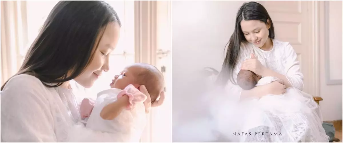 8 Potret terbaru Anjani Dina 'Bu Guru Yola' usai lahiran anak pertama