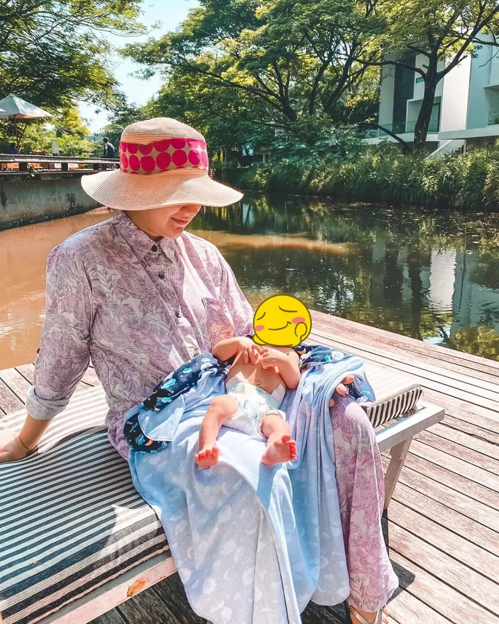 Momen Irish Bella jemur sang anak Instagram