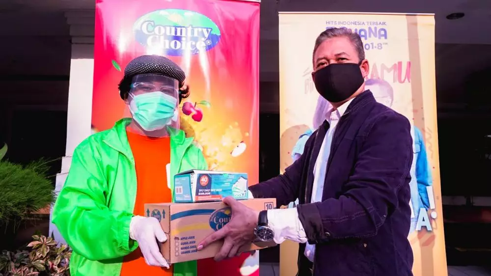 Aksi sosial Bahana FM © 2020 brilio.net