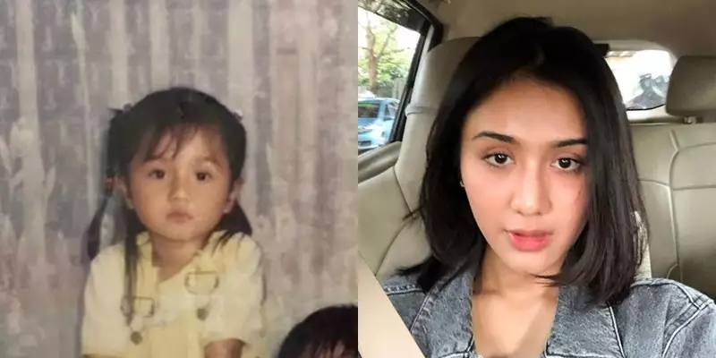 masa kecil pemain Dilan Instagram