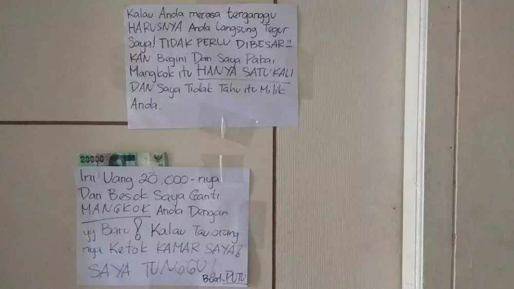 debat peringatan kost cewek Twitter