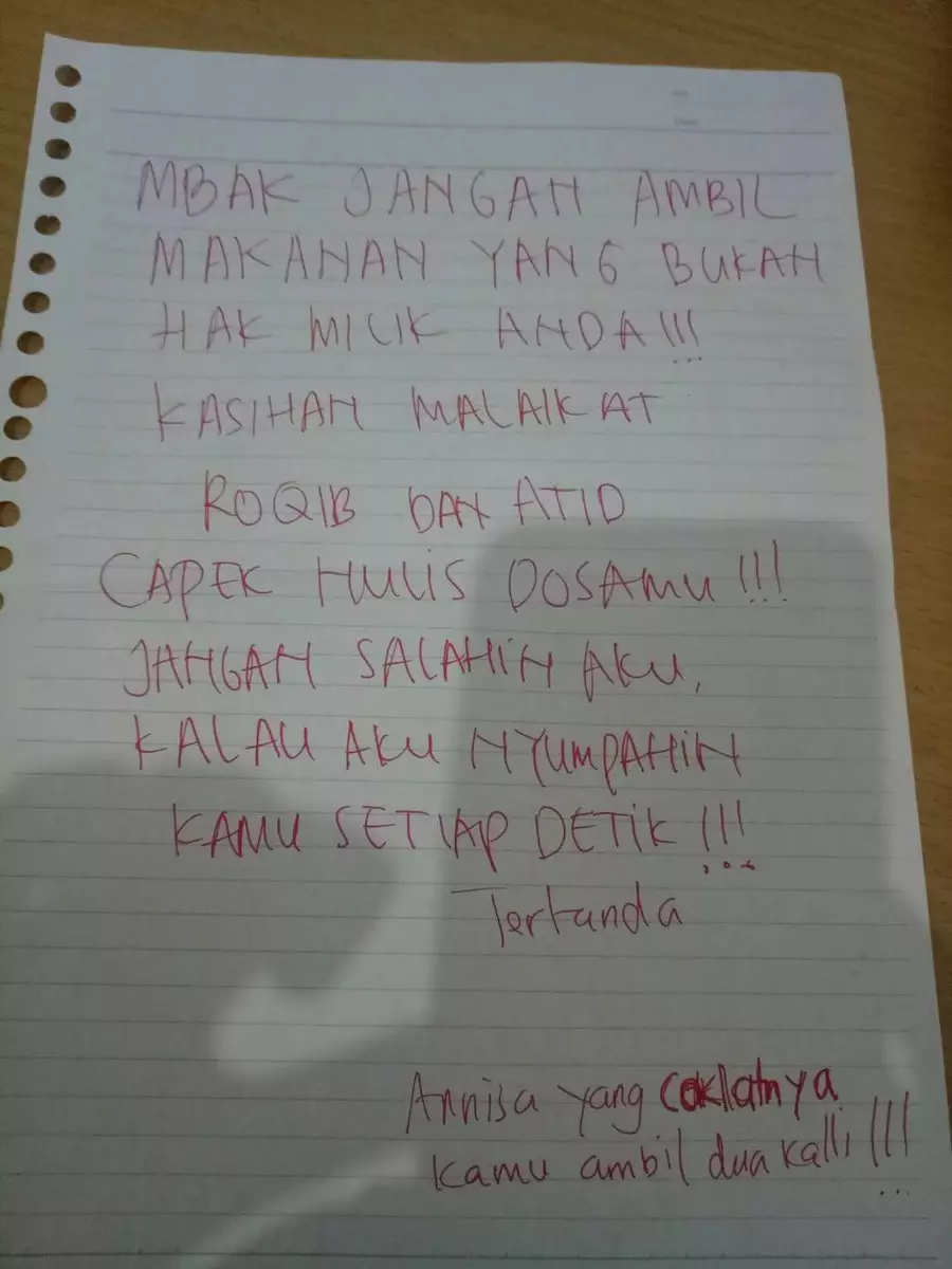 debat peringatan kost cewek Twitter