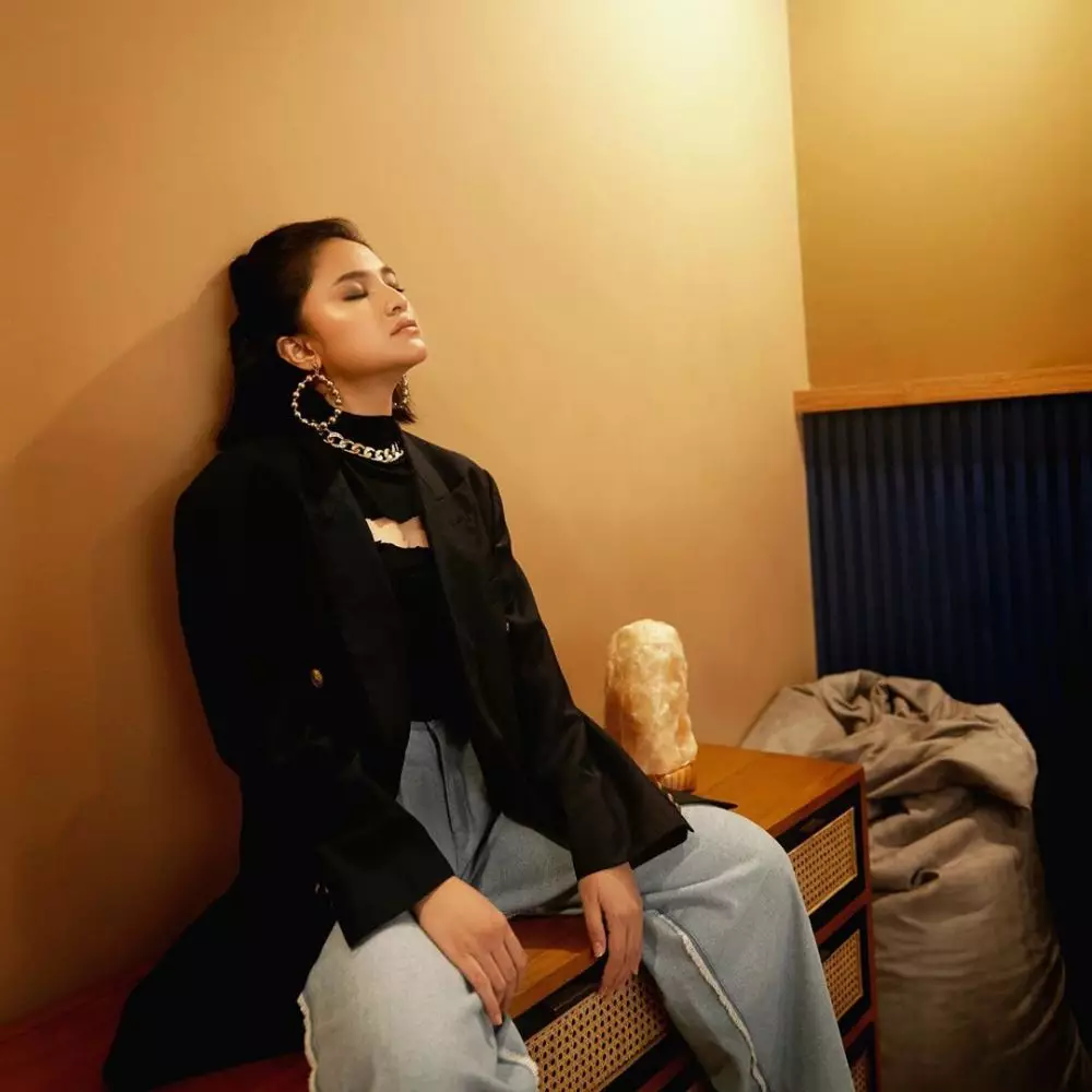 Gaya pemotretan Marshanda © 2020 brilio.net