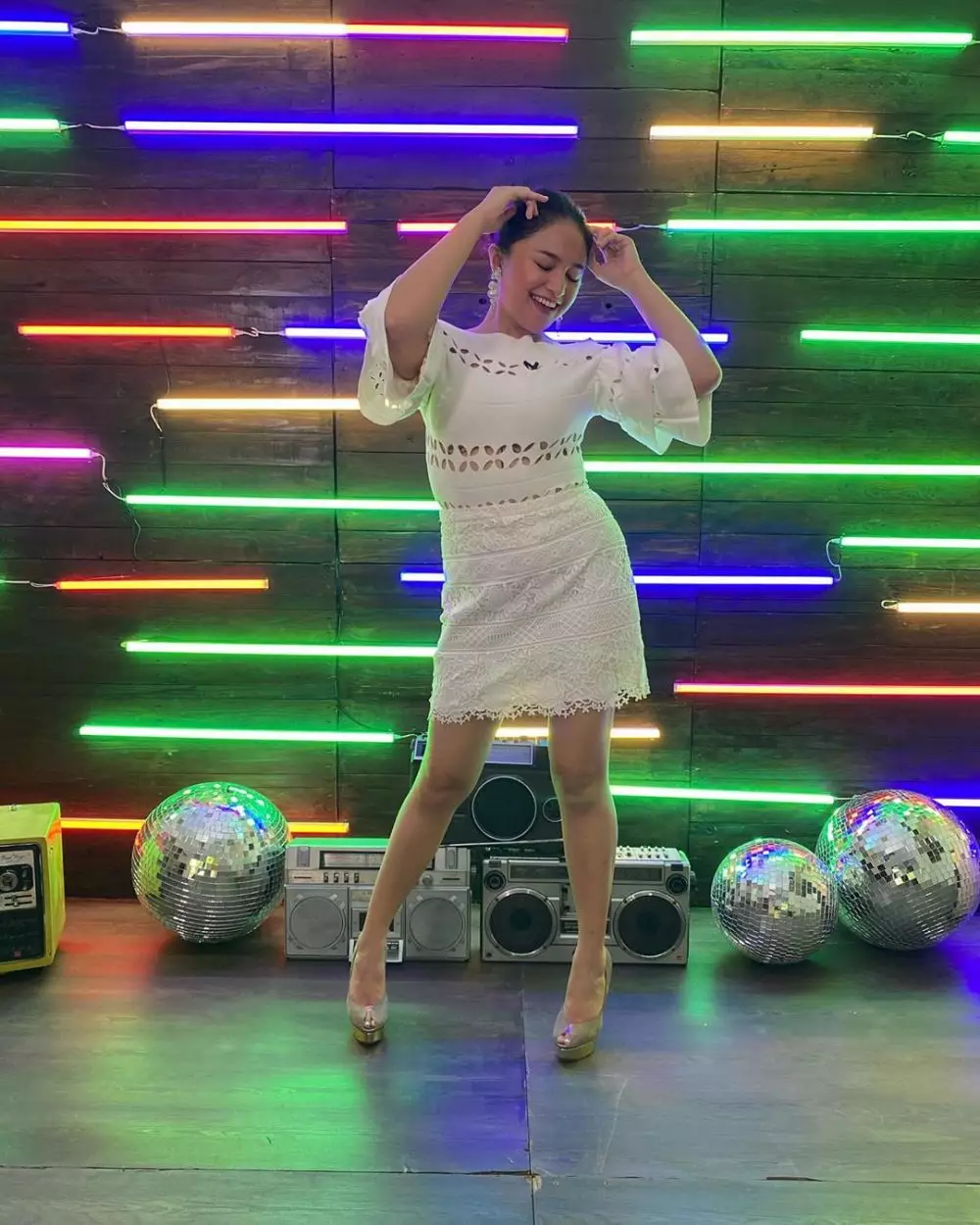 Gaya pemotretan Marshanda © 2020 brilio.net