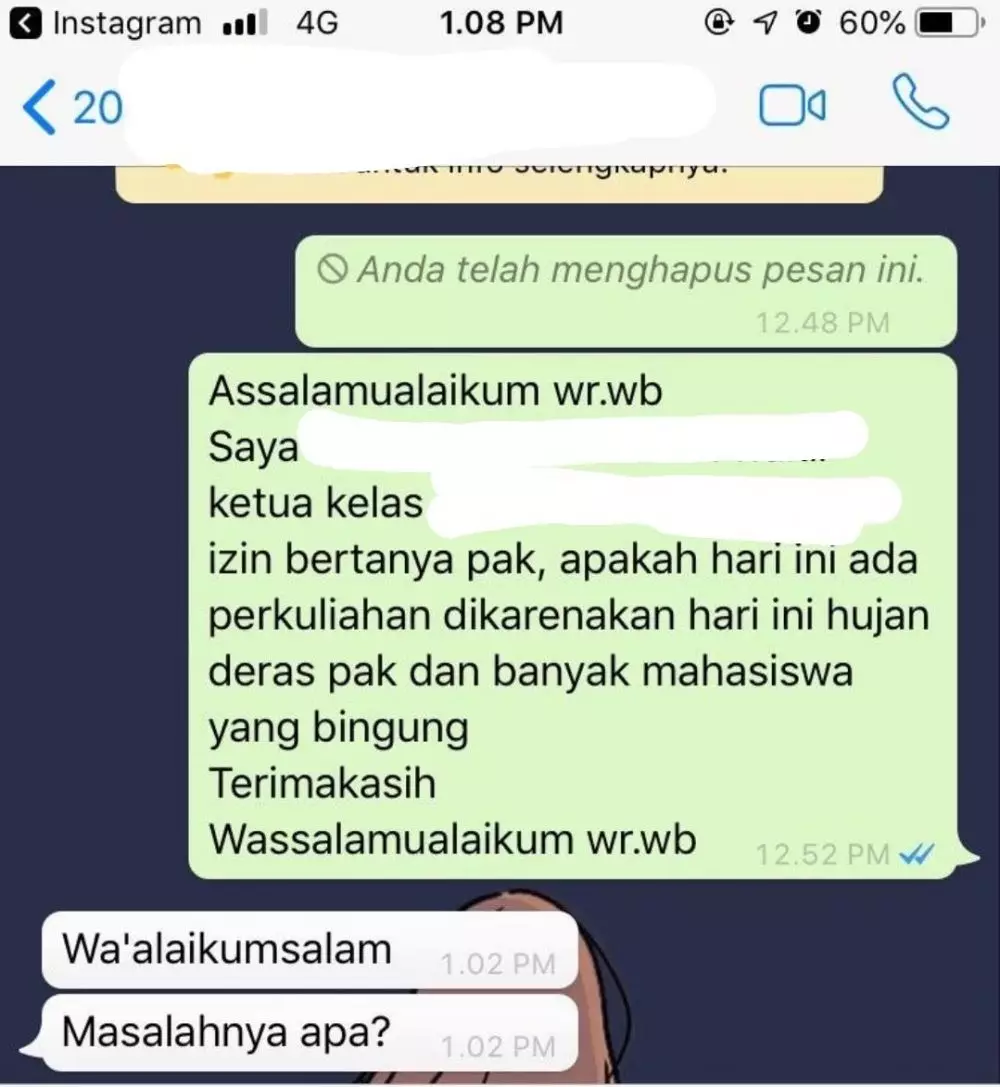 Chat lucu ngode dosen berbagai sumber Chat lucu ngode dosen berbagai sumber