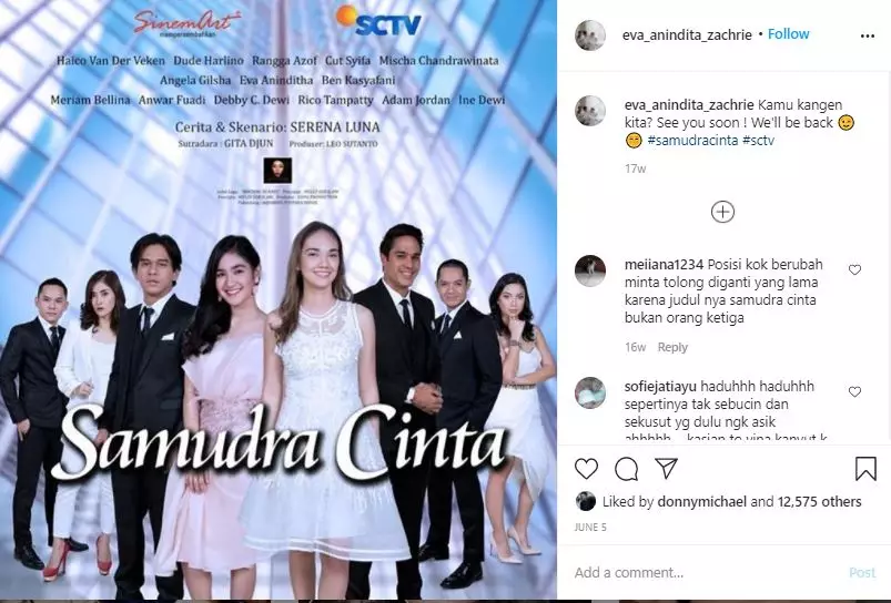 Eva Anindita dari Samudra Cinta © 2020 brilio.net