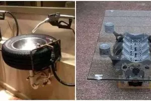 16 Perabotan rumah dari benda otomotif ini kreatif banget