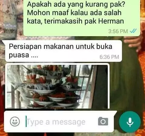 Chat minta maaf ke dosen Twitter