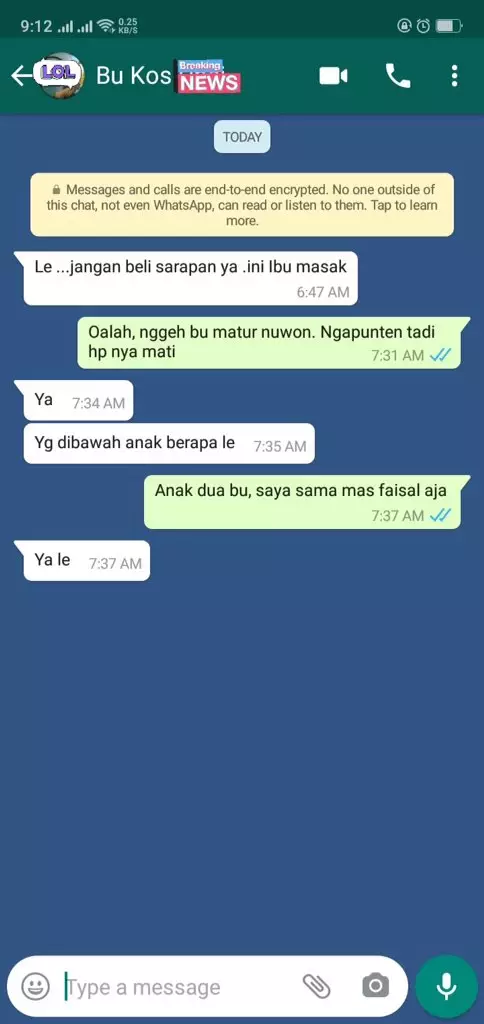 ibu kos bagi makanan Twitter