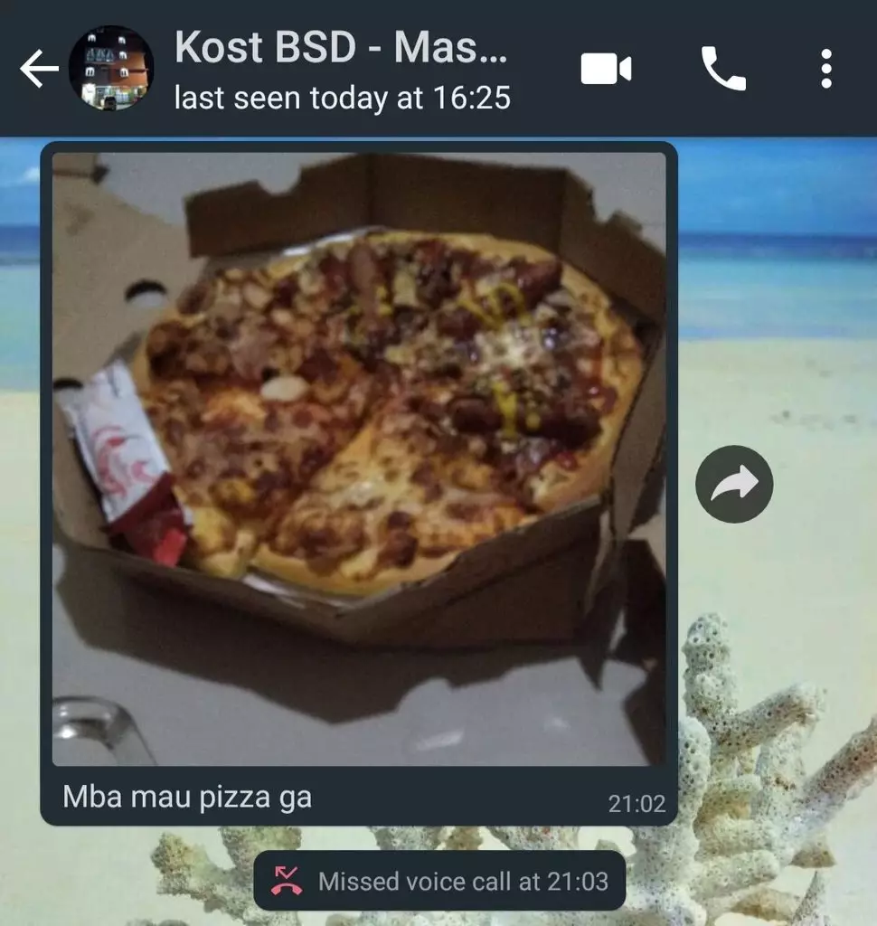 ibu kos bagi makanan Twitter